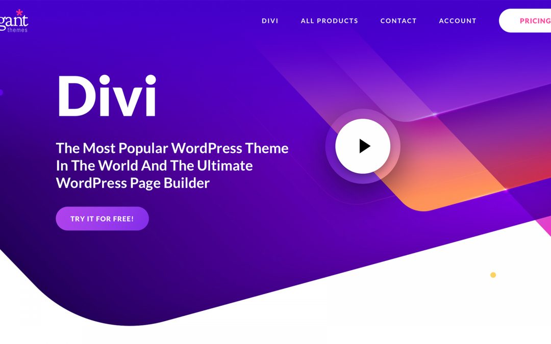 First Divi 4.0 Post - Actually, it's already Divi 4.1 since the inevitable bugs are already being squashed. Pretty powerful, this new theme builder.