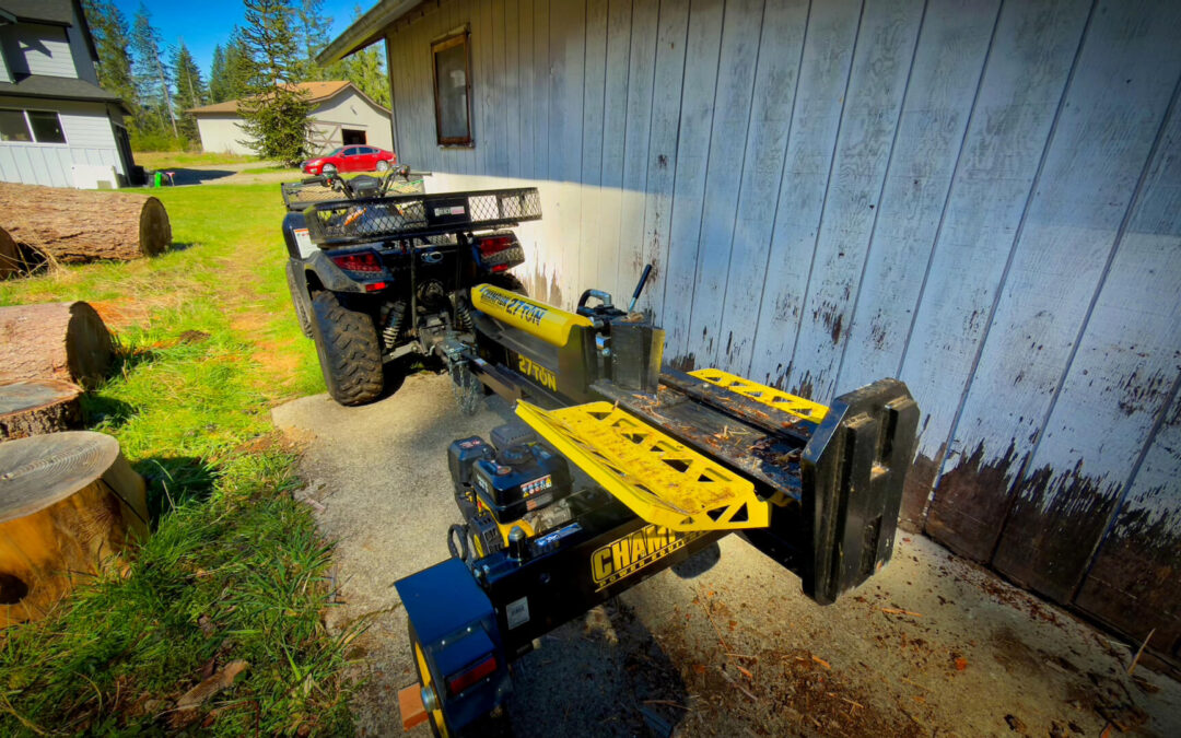 Firewood Season Begins - Changed the oil in the splitter and split one of the rounds we cut last fall. Should be done by August. Now, I need a nap.